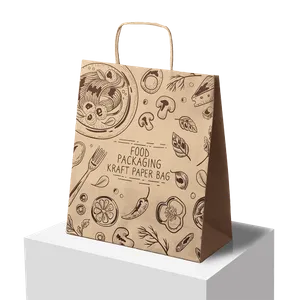 Kraft Paper Packaging Bag - Custom Promo Now - CA