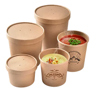 Paper Soup Container - Custom Promo Now - CA