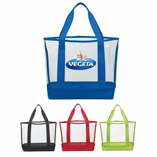 Custom Clear Casual Tote Bag - Custom Promo Now - CA