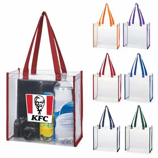 Custom Clear Tote Bag - Custom Promo Now - CA