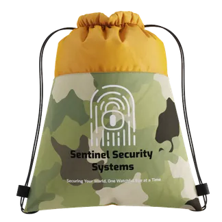 Camo Drawstring Bag - Custom Promo Now - CA
