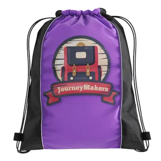 Side-Accents Drawstring Bag - Custom Promo Now - CA